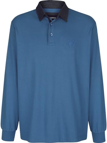 BABISTA Herren Langarm-Poloshirt Silvetto blau 50 von BABISTA