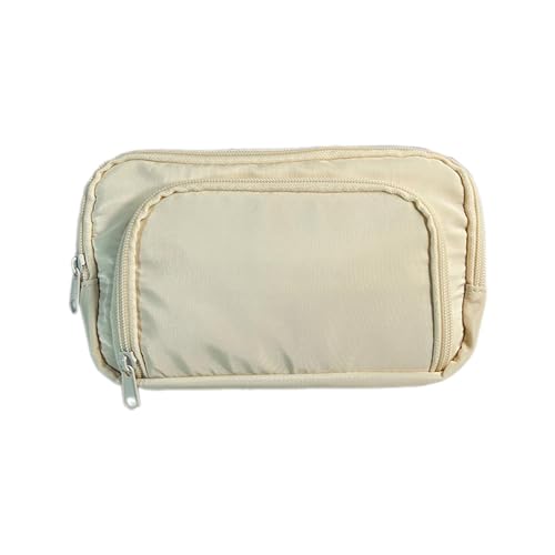 BABYVIVA Aufbewahrungstasche, Make-up-Tasche, Kulturbeutel für Mädchen, Teenager, mehrere Fächer, Kosmetiktasche, Körperpflege, Organizer, Tasche, Bleistift, Schreibwarenetui, beige, As shown in the von BABYVIVA