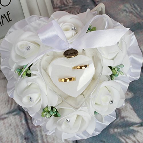 BABYVIVA Exquisite Hochzeit Box Träger Kissen Träger Kissen Für Hochzeit Party Grün Dekor Kissen Display Für Produkte von BABYVIVA