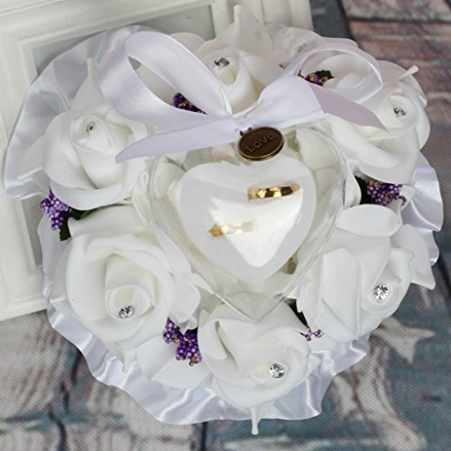 BABYVIVA Exquisite Hochzeit Box Träger Kissen Träger Kissen Für Hochzeit Party Grün Dekor Kissen Display Für Produkte von BABYVIVA