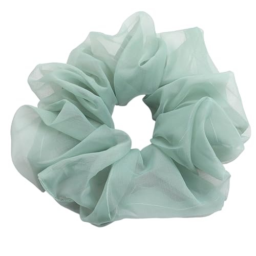 BABYVIVA Haarring Organza Scrunchies Haargummis Scrunchie Elastische Haarbänder Seil für Frauen Mädchen von BABYVIVA