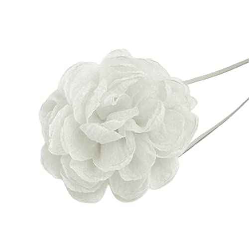 BABYVIVA Halsketten für Frauen, große Blumen-Spitzen-Choker-Halskette, sexy, cool, Retro-Nackenband, Halskette für Frauen und Mädchen, Schmuck, Dinner-Party, Ornament, Flowers 10cm/ 180cm long, Netz von BABYVIVA