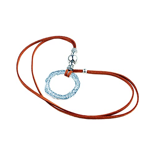 BABYVIVA Halsketten für Frauen, unregelmäßige Ringhalskette, Wickel-Choker, Schlüsselbein-Kette, Gothic-Stil, -Halsketten, Hippie-Schmuck für Damen und Herren, Pulloverkette, About 85cm, von BABYVIVA