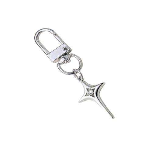 BABYVIVA Schlüsselanhänger mit Sternanhänger, Metall-Schlüsselanhänger für Damen und Herren, Freundschaftsgeschenk, Handtaschen-Dekoration, handgefertigter Schmuck, Geschenk, 1, Dimensions as shown in BABYVIVA Schlüsselanhänger mit Sternanhänger, Metall-Schlüsselanhänger für Damen und Herren, Freundschaftsgeschenk, Handtaschen-Dekoration, handgefertigter Schmuck, Geschenk, 1, Dimensions as shown in von BABYVIVA