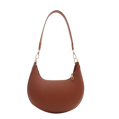 BABYVIVA Tasche für Damen, 2024 Schultertaschen Halbmond Tasche Mode Achseltasche für Mädchen Frauen Handtasche Unterarmtasche, braun, As shown in the picture (error 1-3cm) von BABYVIVA