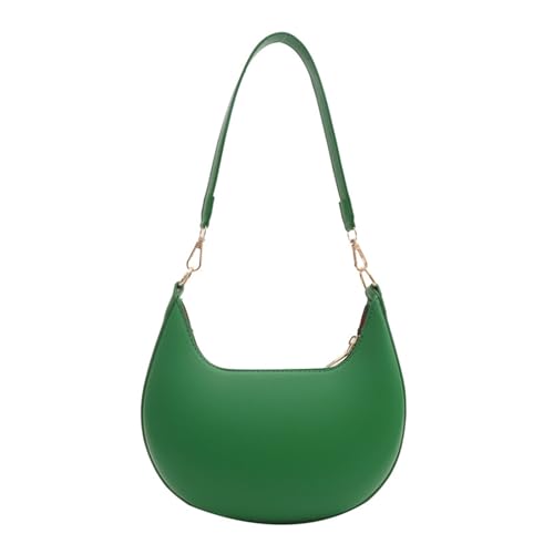 BABYVIVA Tasche für Damen, 2024 Schultertaschen Halbmond Tasche Mode Achseltasche für Mädchen Frauen Handtasche Unterarmtasche, grün, As shown in the picture (error 1-3cm) von BABYVIVA