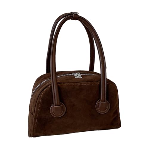 BABYVIVA Tasche für Damen, Damen-Umhängetasche, Unterarmtasche, passende Handtasche, PU-Griff oben, Einkaufstasche, Dating-Tasche, Herbst, Winter, coffee, As shown in the picture (1-3cm error) von BABYVIVA