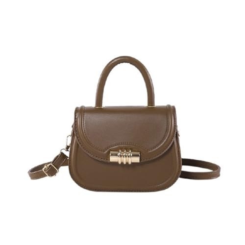 BABYVIVA Tasche für Damen, elegante Damen-Umhängetasche aus PU-Leder, perfekt für den täglichen Gebrauch und lässige Anlässe, coffee, As shown in the picture (1-3cm error) von BABYVIVA