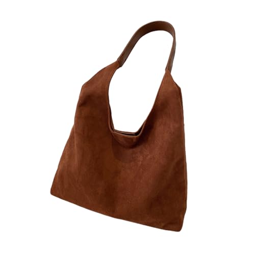 BABYVIVA Tasche für Damen, große Kapazität, Schultertasche für Reisen, Einkaufen und Arbeit, stilvoll und Handtasche, braun, 36*13*31cm von BABYVIVA