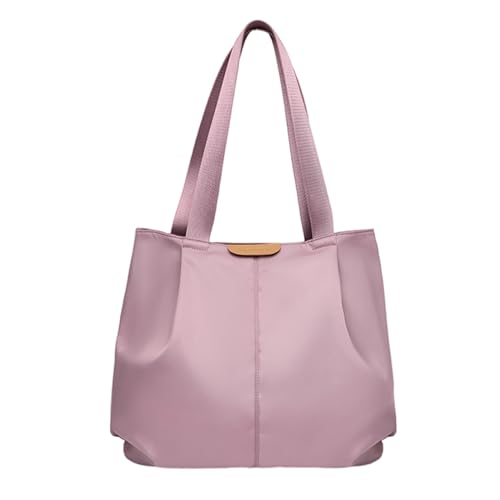 BABYVIVA Tasche für Damen, große Kapazität, Umhängetasche, Nylon, Handtasche, Mädchen, lässig, Einkaufstasche, Studenten, Schultasche, modische Reisetasche, violett, As shown in the picture (error von BABYVIVA