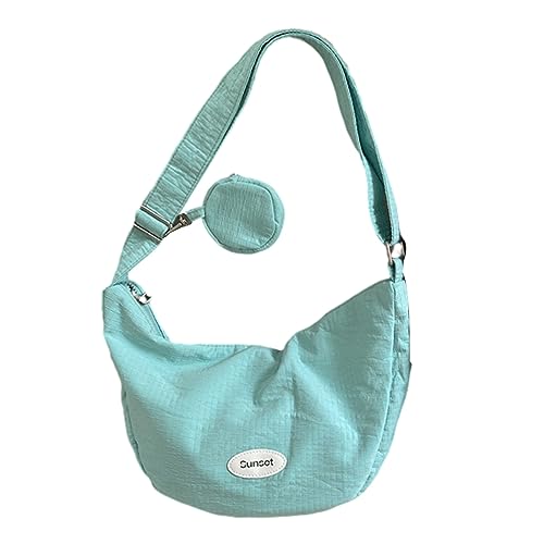 BABYVIVA Tasche für Damen, modische Tasche, Knödeltasche, Umhängetasche, Mädchen, Damen, Einkaufstasche, Geldbörse, Crossbody-Taschen, koreanischer Stil, trendige Tasche, blau, As shown in the picture von BABYVIVA