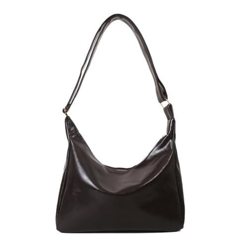 BABYVIVA Tasche für Damen, stilvolle Vintage-Umhängetasche für Damen, PU-Unterarmtaschen, Handtasche, Geldbörse mit Reißverschluss, coffee, As shown in the picture (error 1-3cm) von BABYVIVA