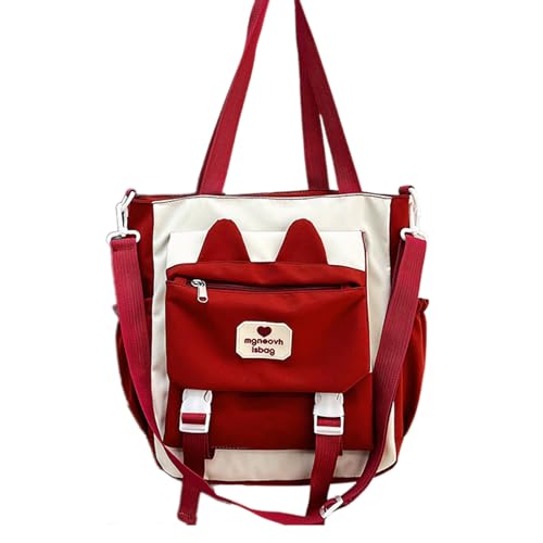 BABYVIVA Umhängetasche für Damen, 2024, Nylon, Schultertaschen für Teenager, Mädchen, Studenten, Schultasche, Handtasche, große Kapazität, 1, As shown in the picture (1-3cm error) von BABYVIVA