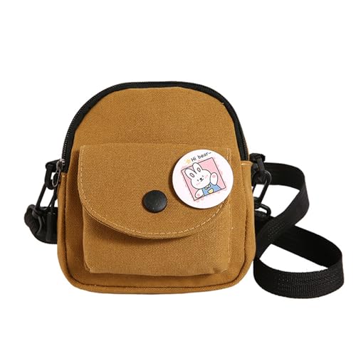 BABYVIVA Umhängetasche für Damen, 2024, Umhängetasche, Handytasche, kleine Tasche, niedliche Tasche mit abnehmbarem Riemen, für Teenager, Mädchen, Reisen, Schultertaschen, braun, As shown in the von BABYVIVA