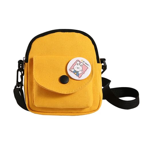 BABYVIVA Umhängetasche für Damen, 2024, Umhängetasche, Handytasche, kleine Tasche, niedliche Tasche mit abnehmbarem Riemen, für Teenager, Mädchen, Reisen, Schultertaschen, gelb, As shown in the von BABYVIVA