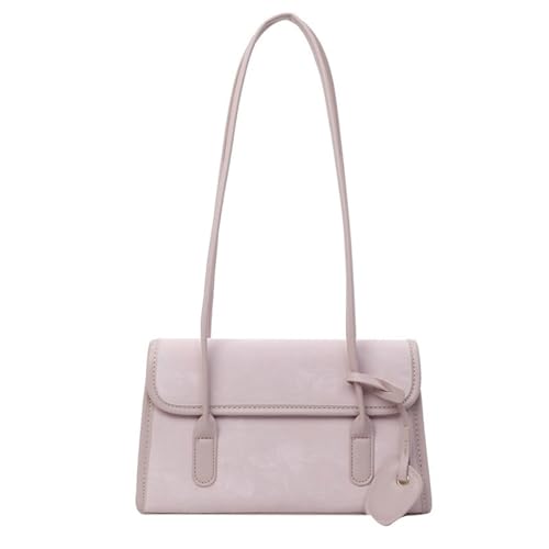 BABYVIVA Umhängetasche für Damen, einfarbig, Unterarmtasche für Mädchen, Damen, Achseltasche, große Kapazität, Handtasche, violett, As shown in the picture (1-3cm error) von BABYVIVA