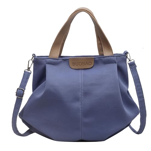 BABYVIVA Umhängetasche für Damen, große Kapazität, Umhängetasche, Umhängetasche, Schultertaschen für Mädchen, Frauen, Schule, Buchtasche, Handtasche, blau, As shown in the picture (error 1-3cm) von BABYVIVA