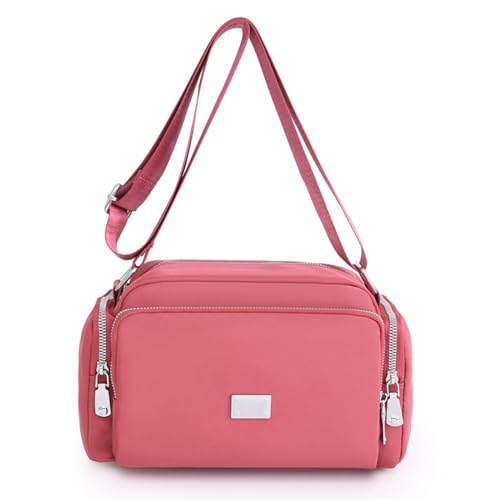 BABYVIVA Umhängetasche für Damen, verstellbarer Riemen, modische Umhängetasche, einfache Kuriertasche, lässige Tasche, Mädchen, kleine quadratische Tasche, hot pink, Reference picture information von BABYVIVA