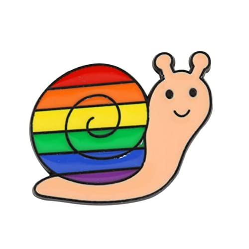 staol Brosche für Frauen, Regenbogen-Brosche, Cartoon-Tierform, Anstecknadel, Anstecknadel, Elefantenschmuck, Anstecknadeln für Kleid, Anzüge, Rucksack, See picture, Metall von BABYVIVA