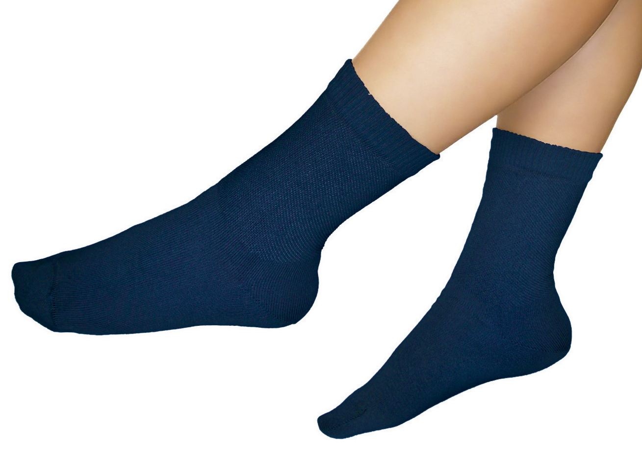 Diabetiker-Socken, 3-er Pack, Größe Gr. 1 (35-37), Grau von BADER