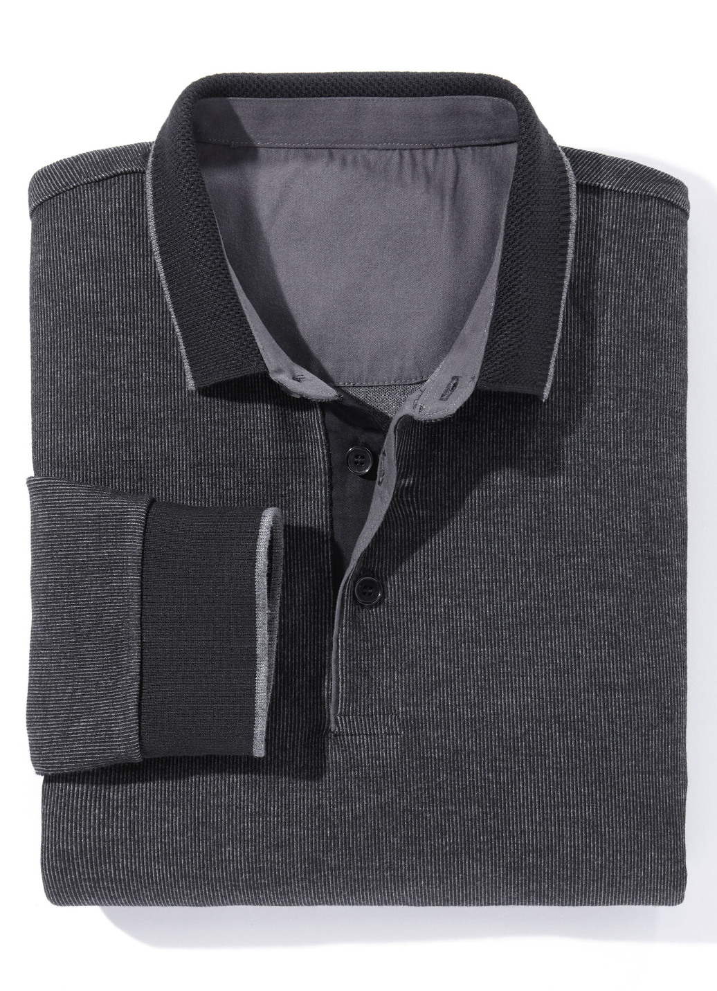 Poloshirt in 3 Farben, Schwarz, Größe 54 von BADER