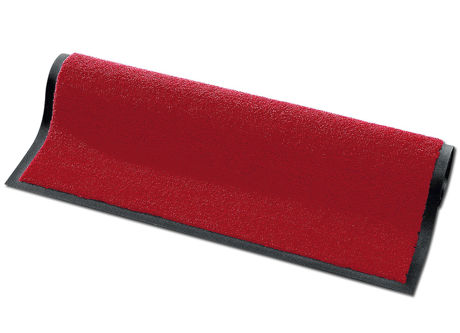 Schmutzfangmatten für innen und außen, Größe 117 (90x150 cm), Rot von BADER