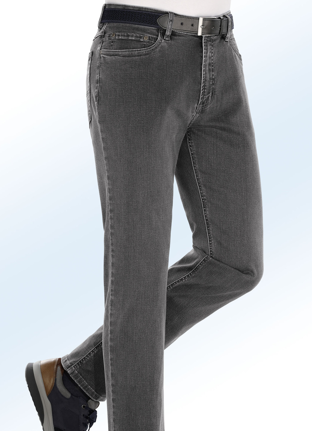 Superstretch-Jeans von „Suprax“ in 4 Farben, Anthrazit, Größe 48 von Suprax