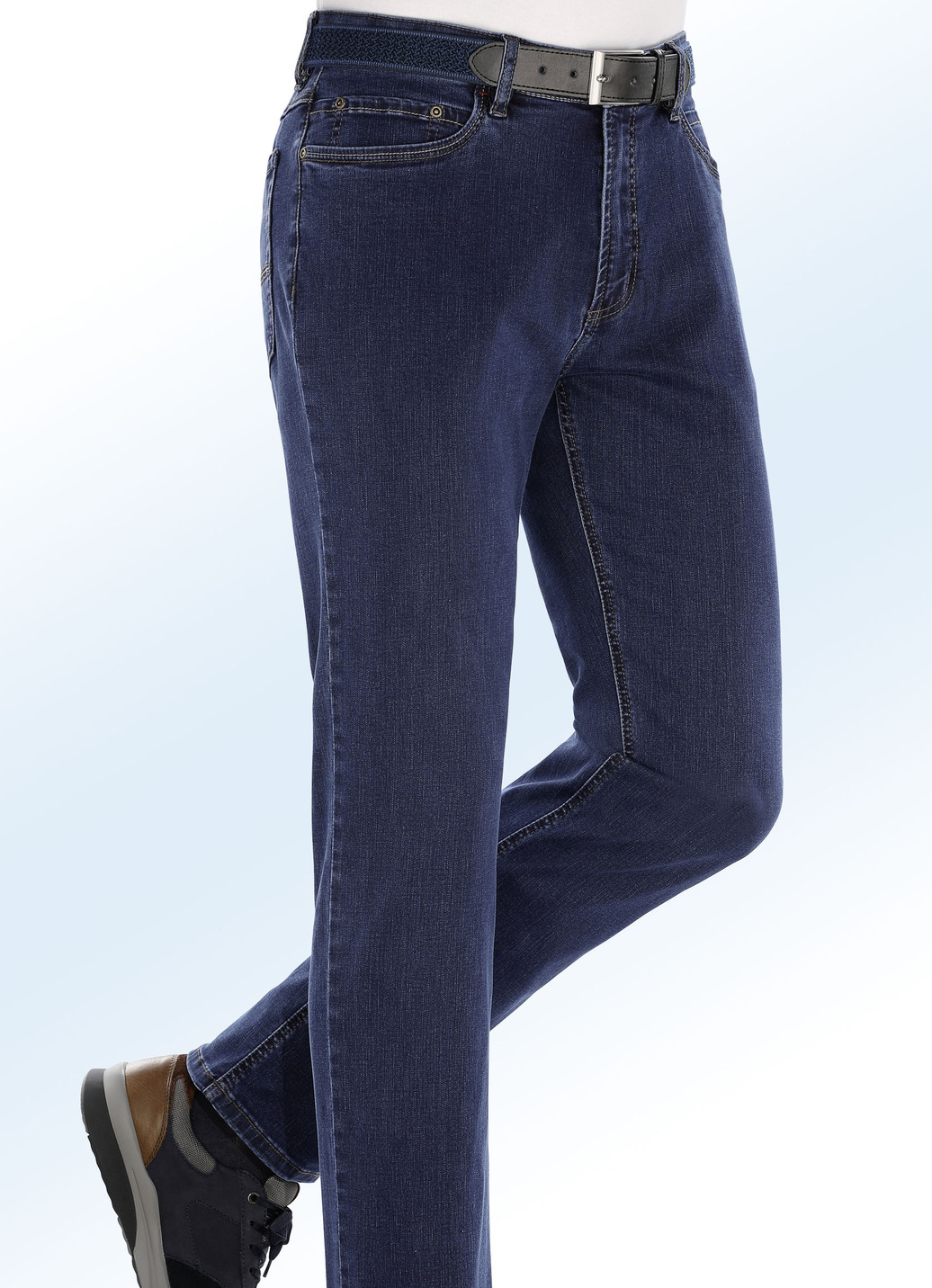 Superstretch-Jeans von „Suprax“ in 4 Farben, Dunkelblau, Größe 28 von Suprax