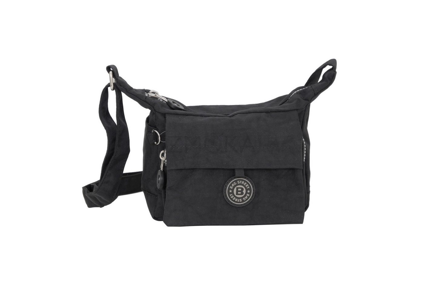 BAG STREET Umhängetasche Bag Street - Crinkle Damen Umhängetasche Stofftasche Handtasche Auswah von BAG STREET