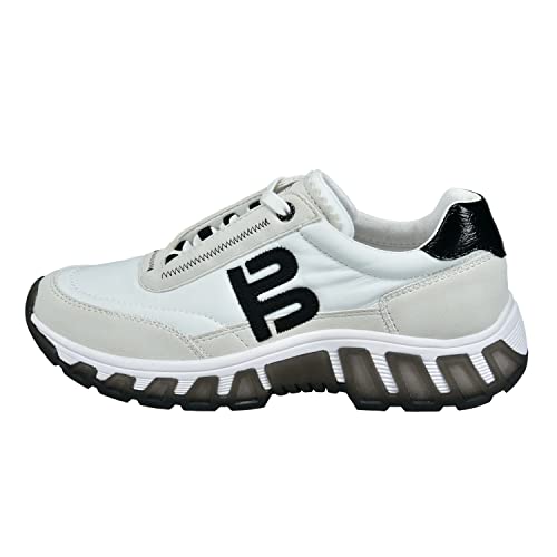 BAGATT Damen D31-AE903 Sneaker, White/Black, 42 EU von BAGATT