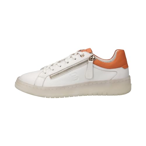 TT.BAGATT D31-AJF08 Damen Schnürer, White / Orange, 38 EU von BAGATT