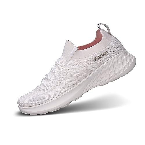 BAGATT Damen Sneaker, White, 37 EU von BAGATT