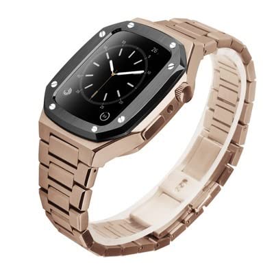 BAHDB Edelstahl-Uhrenarmband, für Apple Watch 45 mm, 44 mm, 41 mm, 9, 8, 7, 6, SE, 5, 4, 3, 2, 1, Serie, Ersatzarmband-Modifikationsset, For 41mm, Achat von BAHDB