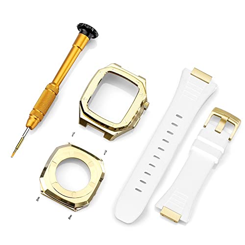 BAHDB Edelstahl-Uhrenarmband, für Apple Watch 45 mm, 44 mm, 41 mm, 9, 8, 7, 6, SE, 5, 4, 3, 2, 1, Serie, Ersatzarmband-Modifikationsset, For 41mm, Achat von BAHDB