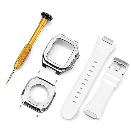 BAHDB Edelstahl-Uhrenarmband, für Apple Watch 45 mm, 44 mm, 41 mm, 9, 8, 7, 6, SE, 5, 4, 3, 2, 1, Serie, Ersatzarmband-Modifikationsset, For 41mm, Achat von BAHDB