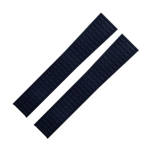 BAHDB Für Philippe Aquanaut 5067A-001 Gürtel Armband 19mm Weiche Fluorkautschuk FKM Gummi Uhrenarmband Zubehör Passend Für Patek Strap (Color : Dark Blue, Size : 19MM) von BAHDB