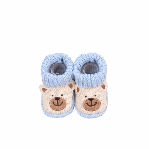 BALAKEBEI Baby Schuhe Neugeborene gewebte Wollschuhe Baby kriechende Schuhe Karikatur Tier gestrickte Schuhe Warm von BALAKEBEI