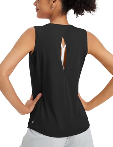 baleaf Damen Sport Tank Top Racerback Ärmelloses Yoga Oberteile Sommer Laufen Shirt Workout Fitness Gym Lauftops Schwarz M baleaf Damen Sport Tank Top Racerback Ärmelloses Yoga Oberteile Sommer Laufen Shirt Workout Fitness Gym Lauftops Schwarz M von baleaf