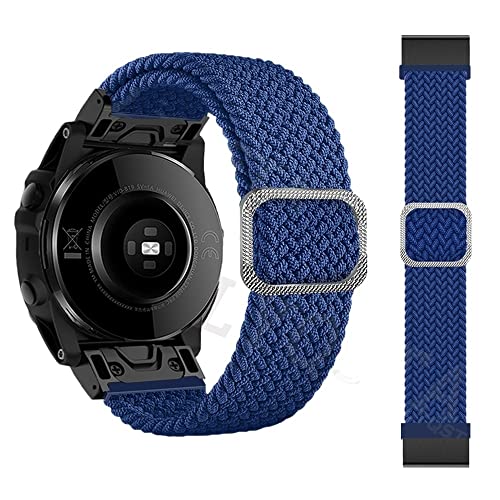 BANDKIT 26 x 22 mm Schlaufen-Nylon-Armband für Garmin Fenix 6X 6 Pro 5X 5 Fenix 7X 7 Epix MK2 Uhrenarmband Quick Easyfit Correa, 26 mm, Achat von BANDKIT