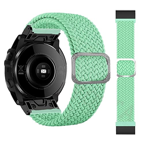 BANDKIT 26 x 22 mm Schlaufen-Nylon-Armband für Garmin Fenix 6X 6 Pro 5X 5 Fenix 7X 7 Epix MK2 Uhrenarmband Quick Easyfit Correa, 26mm Fenix 3HR D2, Achat von BANDKIT