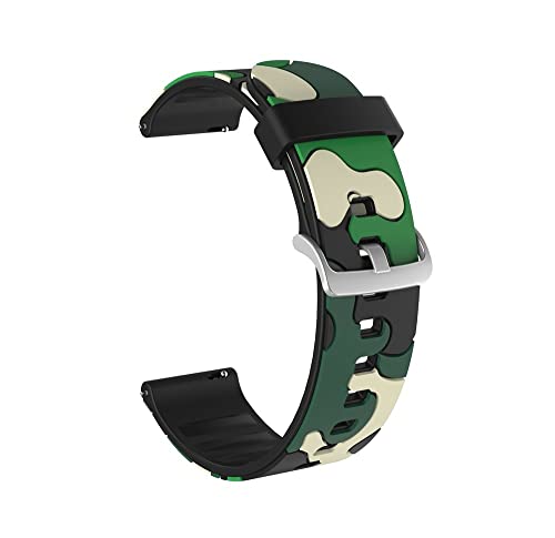 BANDKIT Smartwatch-Armband für Garmin Forerunner 245, Silikon-Armband für Garmin Vivoactive 3 4/Forerunner 245M, 645, 158, 55, Forerunner 158, Achat von BANDKIT