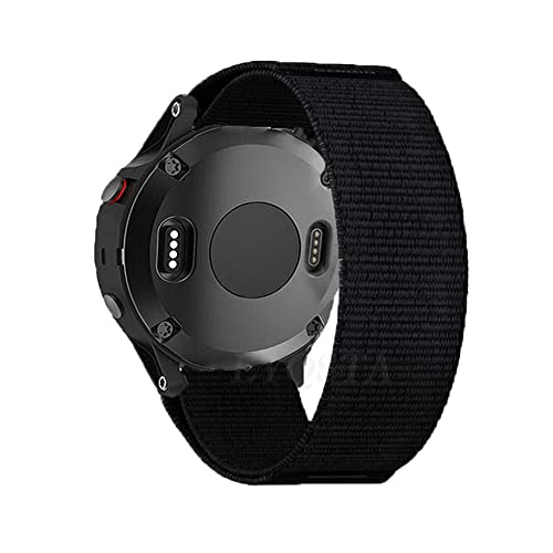 BANDKIT Uhrenarmband für Garmin Enduro Fenix 6X 6 Pro 5X 5 Plus 3HR Descent MK2i Fenix 7 7X Smart-Armband mit Haken und Optik Nylon-Gürtel, 26mm For Fenix 6X 6XPro, Achat von BANDKIT