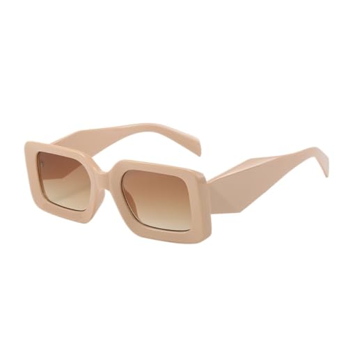 BAOSHUPINGY Sonnenbrille Sonnenbrillen Mit Quadratischem Rahmen, Trendige, Quadratische All-Match-Sonnenbrillen For Zuhause Und Mode Sonnenbrillen(B) von BAOSHUPINGY