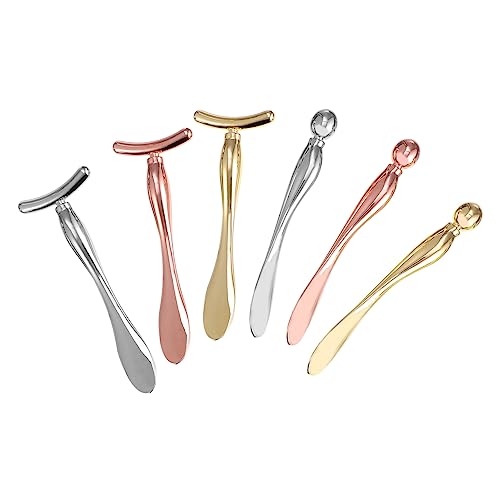 BATHVEVE 6 Stück Augencreme Löffel Professional Augencreme-Massagestifte Gesichts- Augenpflege Werkzeug Augencreme Schaber Augencreme Spatel Gesichtsmaske Löffel Massagestab Zinklegierung BATHVEVE 6 Stück Augencreme Löffel Professional Augencreme-Massagestifte Gesichts- Augenpflege Werkzeug Augencreme Schaber Augencreme Spatel Gesichtsmaske Löffel Massagestab Zinklegierung von BATHVEVE