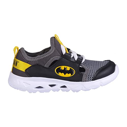 BATMAN Sneaker Jungen, Sportschuhe für Jungen, Offene Design, Sommer-Sneaker, Jungenschuhe, Leichte Turnschuhe, Größen EU 28 bis 35 (Grau, Numeric_33) von Batman