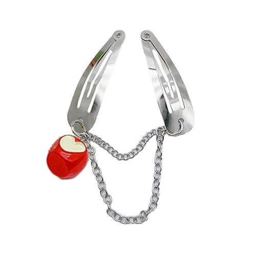 BAYORE Koreanische Obst Kette Haarnadel Bunte Süße Haar Clip Barrettes Stirnband Für Frauen Mädchen Punk Seite Clip Haar Zubehör Haar Kette von BAYORE