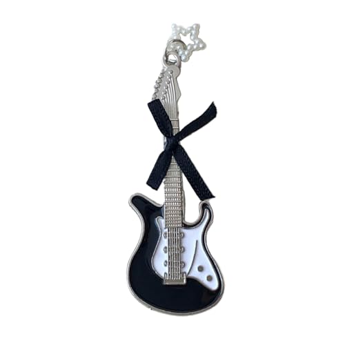 BAYORE Star Guitars Haarspangen Vielseitige Haarspange Retro Punk Haarnadel Niedliche Schleifen Haarnadel Kopfbedeckung Dekorationen Schleifen Krawatte Haarspange von BAYORE