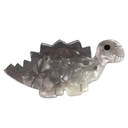 Niedliche Acryl-Haarklammern, lustige Dinosaurier-Haarklammern, rutschfeste Dinosaurier-Form für Mädchen, Tierhaar-Klemmen von BBASILIYSD