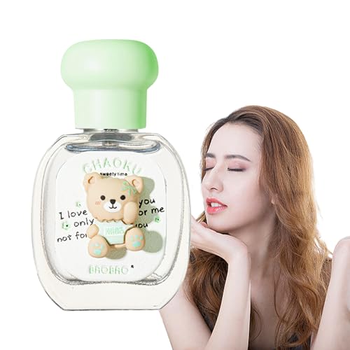 Fruchtiges Parfüm - 25 ml transparentes Parfümöl in Bärenform mit fruchtig-blumigem Duft,Langanhaltend duftendes Körperspray für positive, lebendige Damen von BBAUER