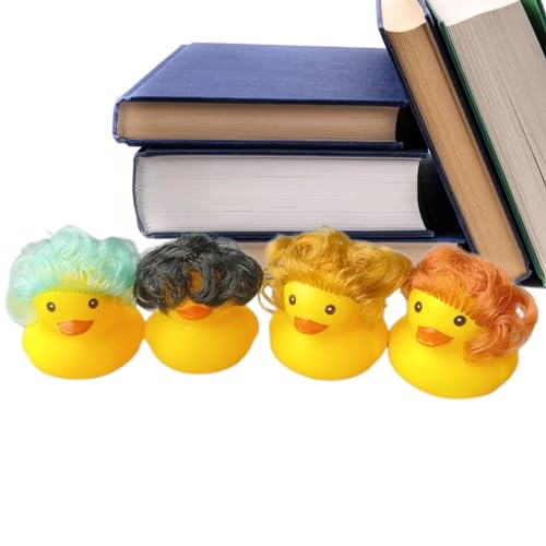 Gummi-Ente für Haare, Gummi-Ente für Haarstylisten, Quietschende Gummi-Schwimmente, Niedliche Gummi-Enten-Badeparty-Spielzeuge, quietschende Gummi-Schwimmente, Gummi-Enten-Schwimmer für das Badezimmer von BBAUER